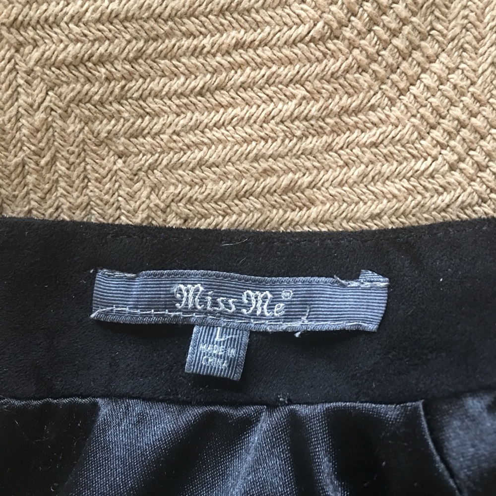 Miss Me Suede Dress Modern Fit W/ Side Ties View 4